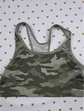 Victorias Secret Pink active Camo Camouflage Sports Bra  Bralette Bra Top Tank